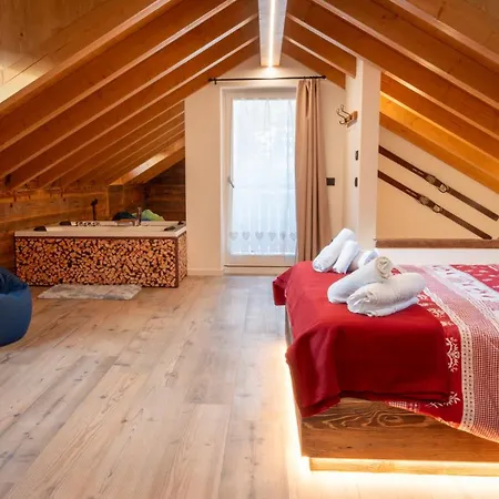 Mansarda Vale E Schena Con Vasca Idromassaggio 4 Posti Letto A Cortina D'ampezzo